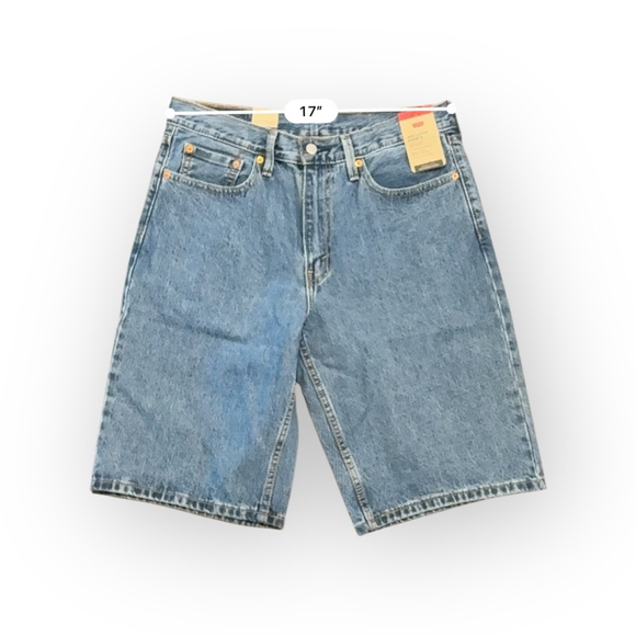 Levi’s 469 Loose Fit Denim Shorts Men’s W32 Blue Jean Carpenter Loose - Picture 3 of 8